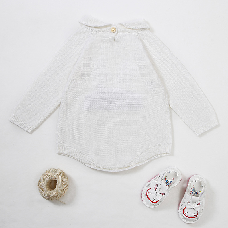 Title 5, European and American Knitted Romper Baby Cute ...