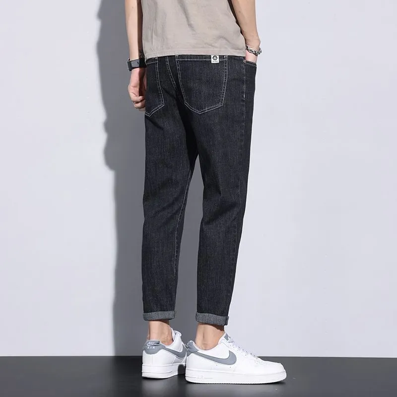 Stretch Pencil Pants Men's Craft Slim Jeans