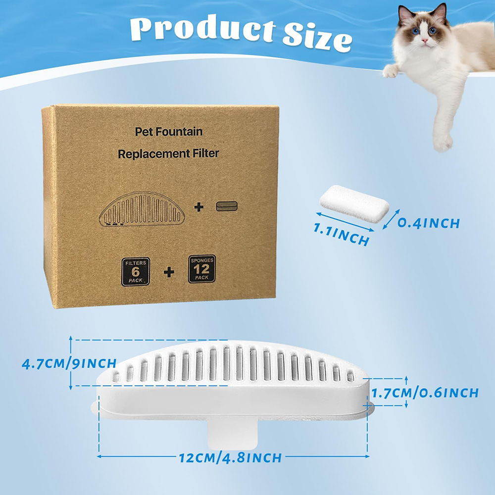 Pet Water Fountain Filter Kit