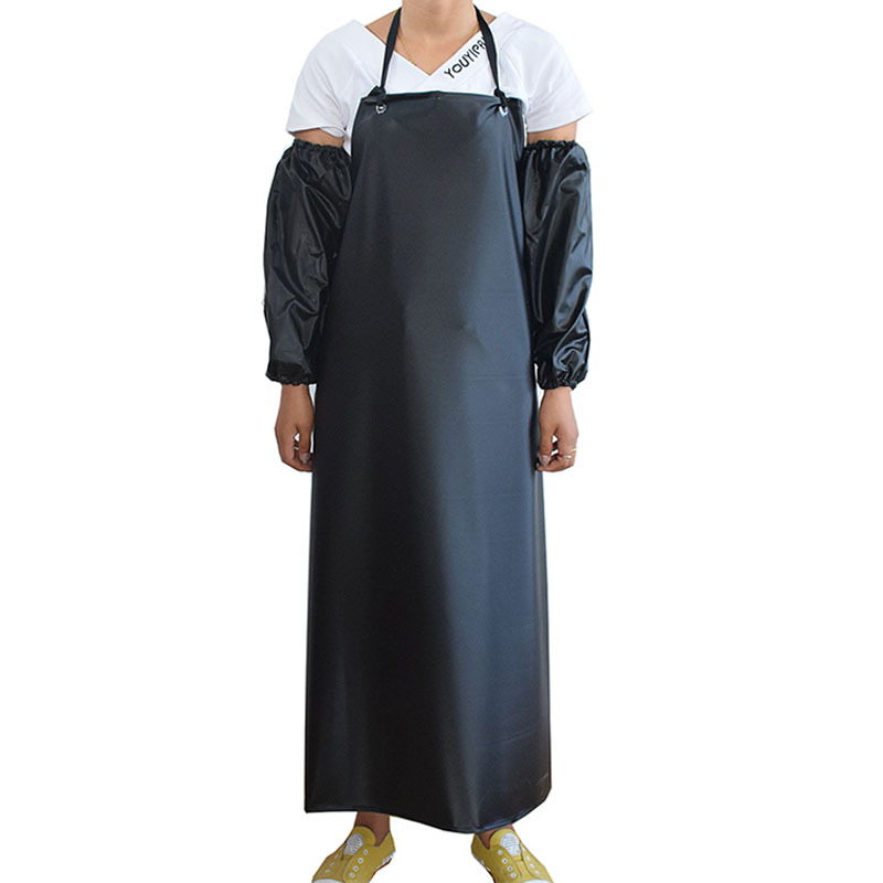 Pvc Waterproof Oil-proof Thickening Apron Waterproof Wholesale