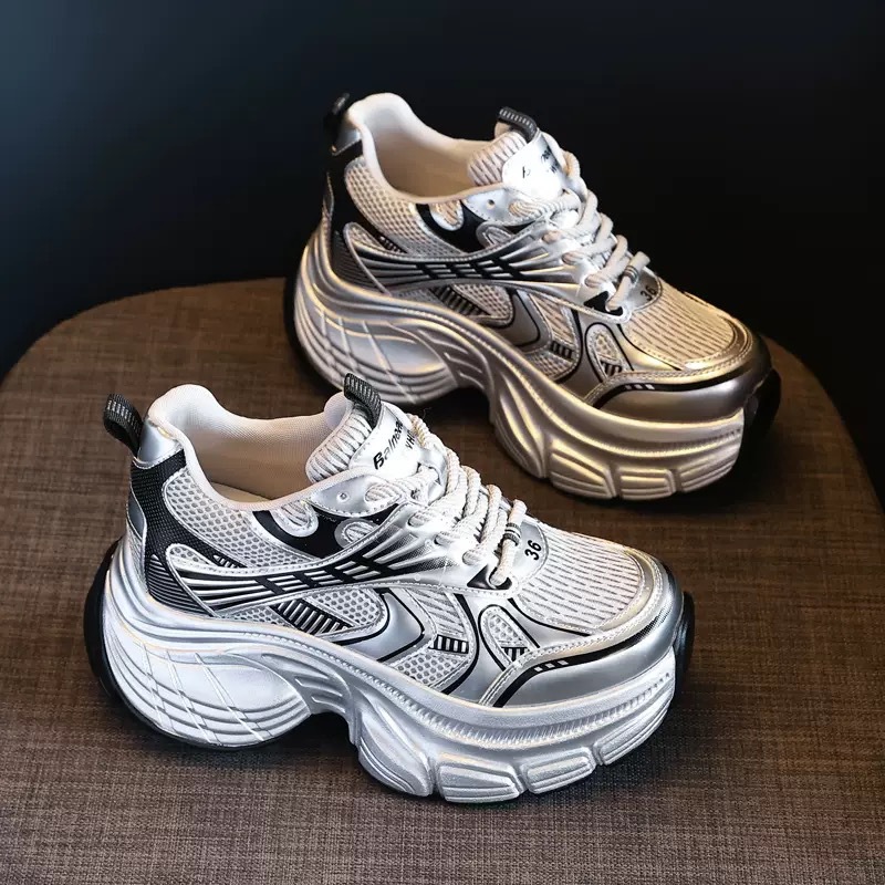 Mesh High-Top Sneakers, picture 2 of 5