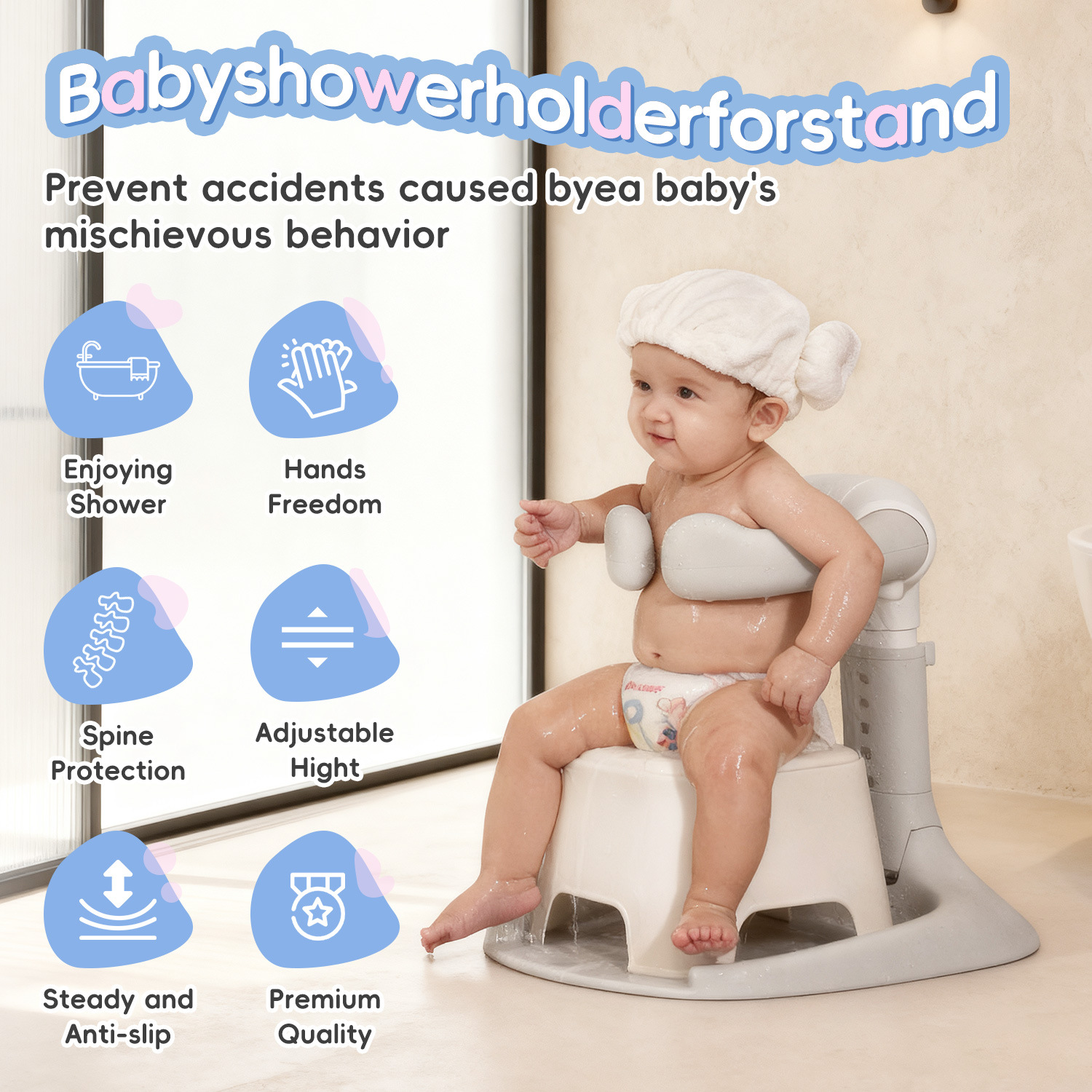 Bath Stand Foldable Bathing Stand For Babies And Toddlers
