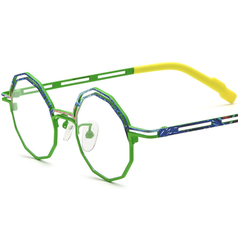 Multi-color Ultra-light Pure Titanium Myopia Glasses Frame - Image 7