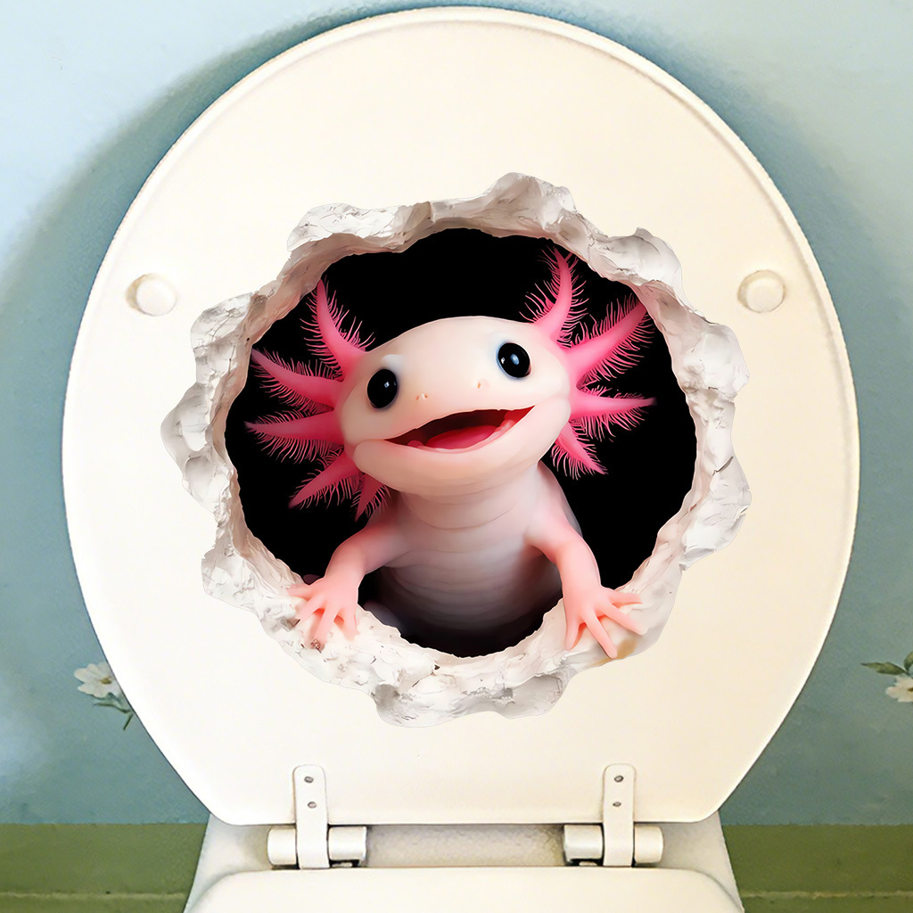 3D Effect Wall Hole Wall Sticker