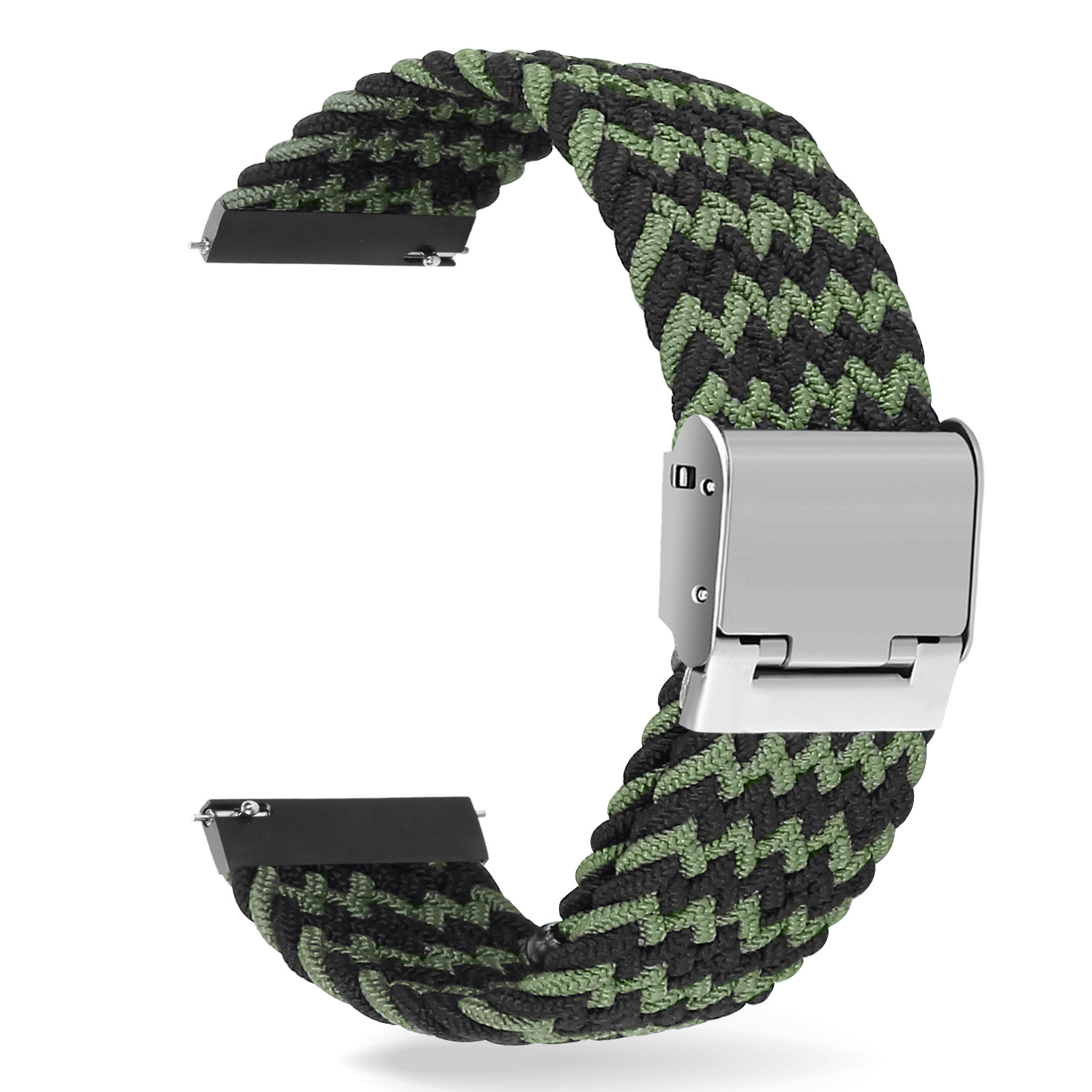 W Pattern Black Green