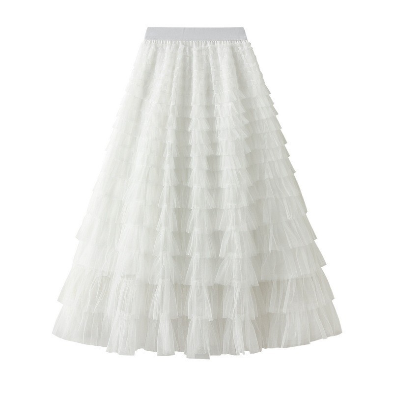 New Mesh Cake Skirt For Women Spring Style