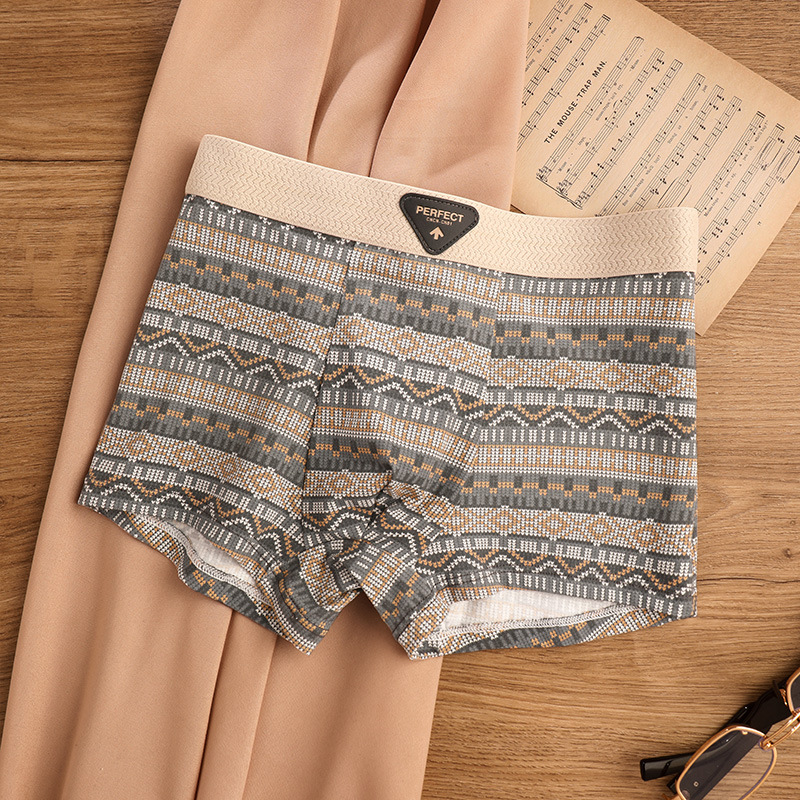 Men's Sports Trendy Underwear Breathable Antibacterial Boxer Shorts