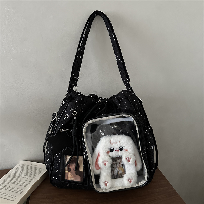 Drawstring Shoulder Bag, picture 2 of 6