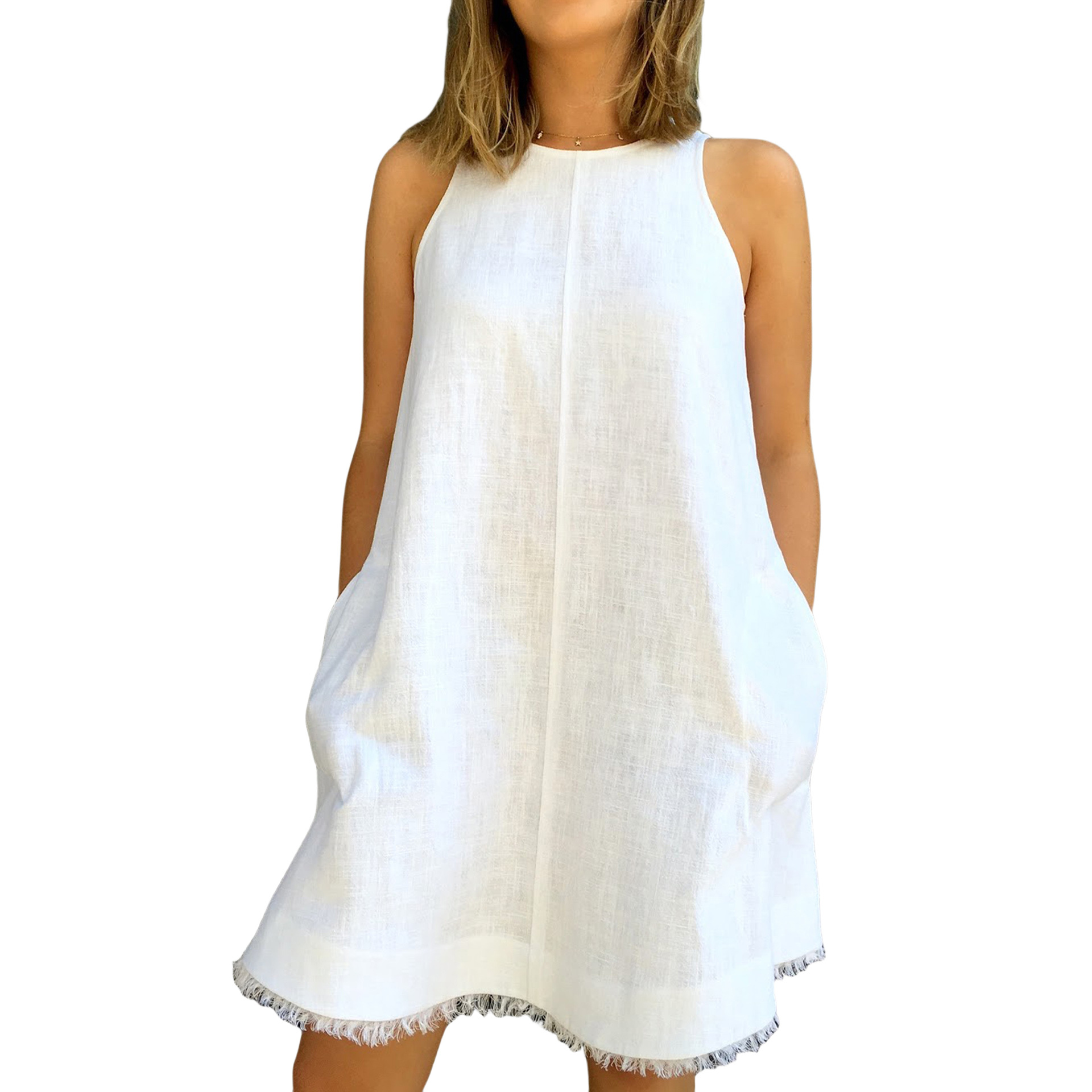 Summer Loose Casual Dress Fringed Burr