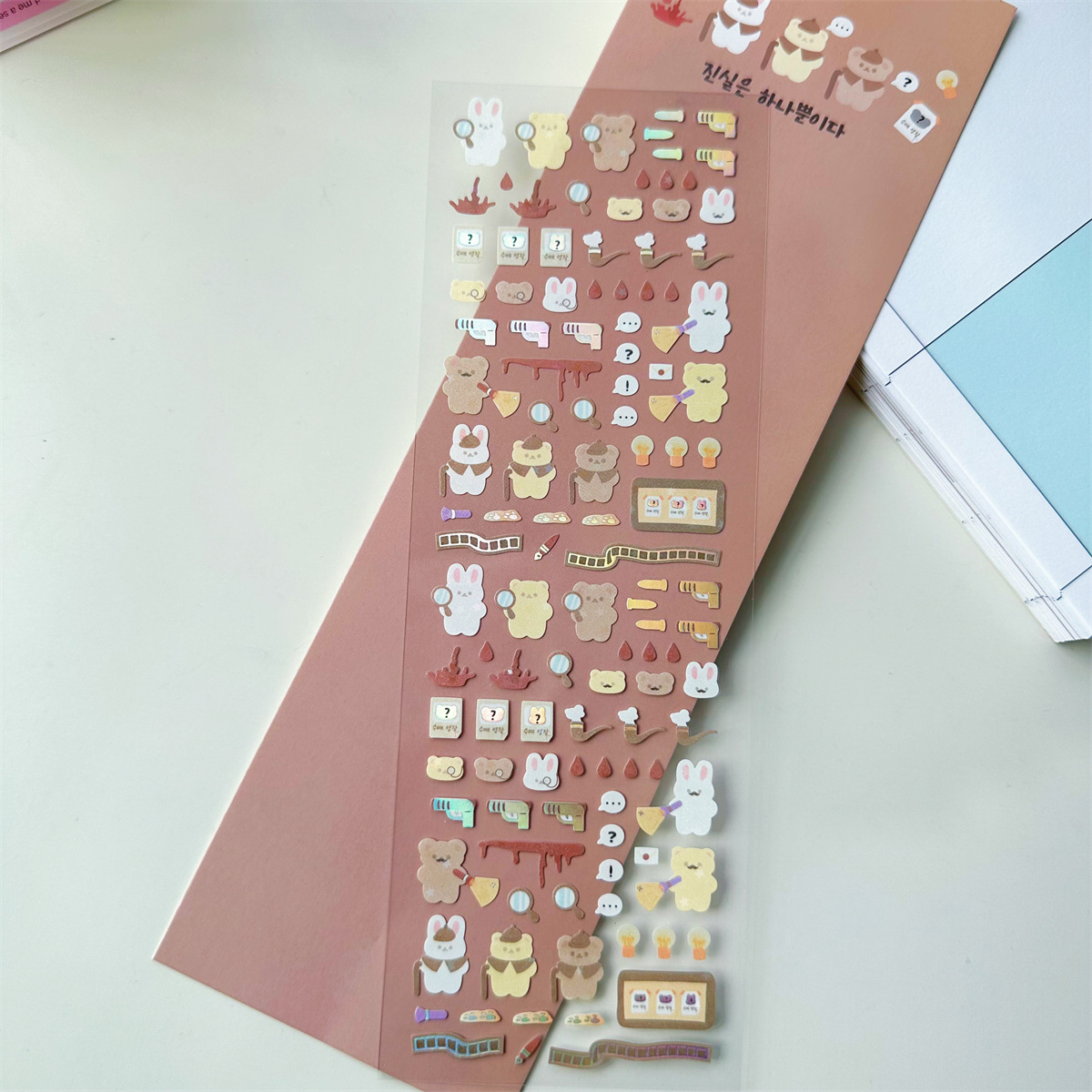 Oversized Sticker Series Featuring Adorable Little Bears