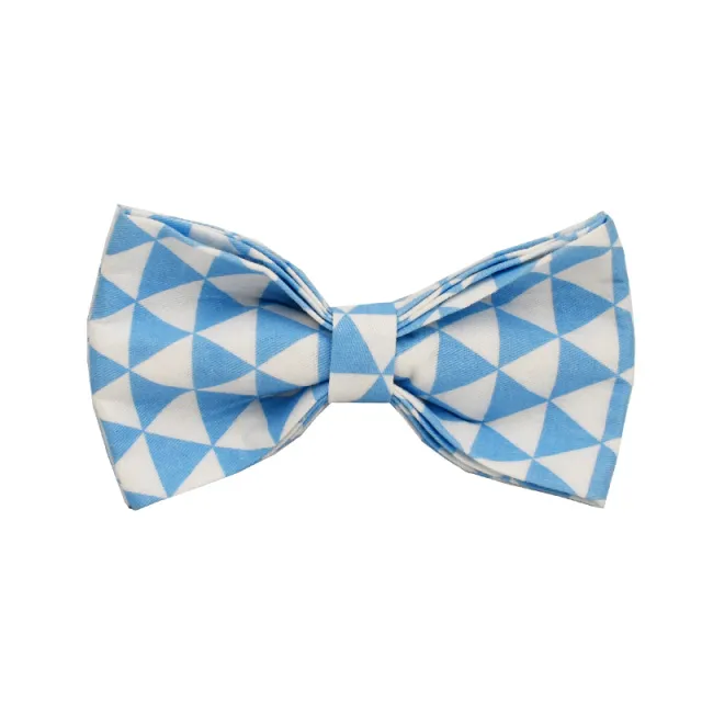 Blue Triangular Ring Rope Bow Vest Pet Dog Bowknot - Shop at LoveMi