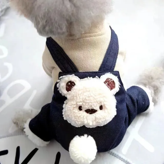 Pet Puppy Corgi Cute Clothes And Coat Beige Bear - Shop at LoveMi