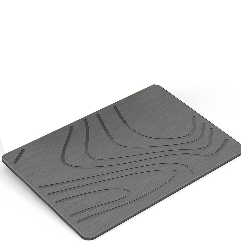 Hard Diatom Mud Absorbent Pad Bathroom Door Non-slip Quick-drying