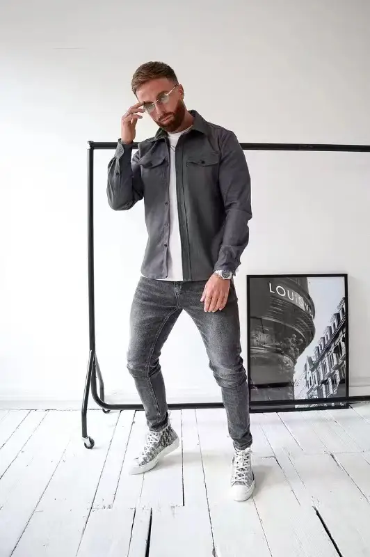 Fashion Individual Casual Men's Shirt