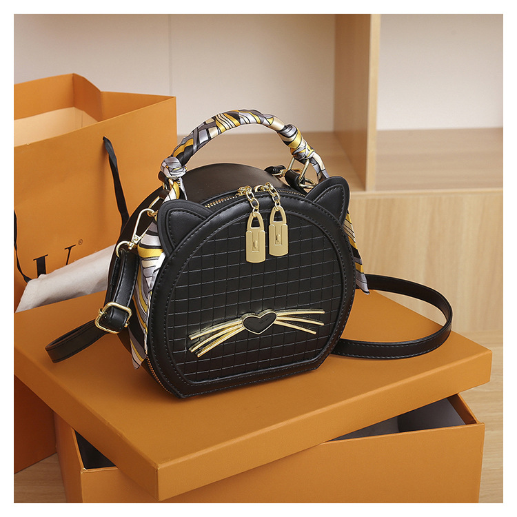 Title 4, Nouveau Sac Messenger pour Femme Motif Chat Mig...