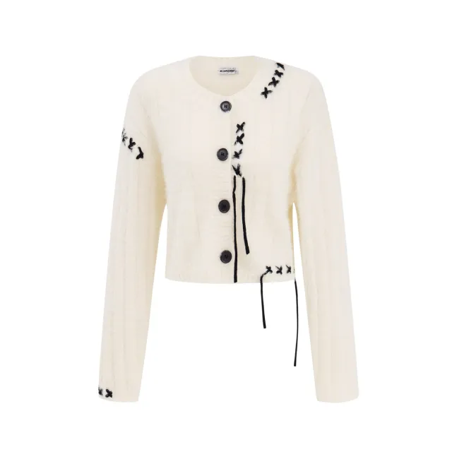 American style Niche Design Plush Long sleeved Sweater Apricot - Shop at LoveMi