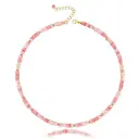 Womens Natural Crystal Abacus Bead Necklace view 6