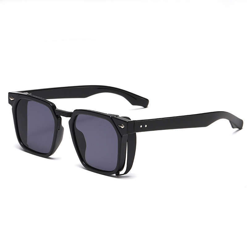 Retro Personalized Rice Nail Y2k Box Sunglasses - Image 4