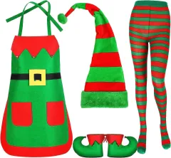 Christmas Cos Clothing Supplies Party - Green 3 - View 1