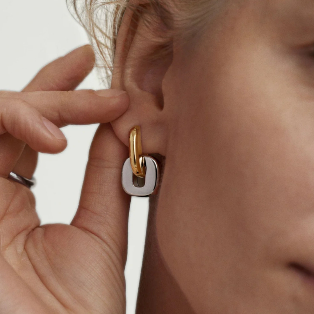 Retro Color Matching Simple All-match Fashion Earrings