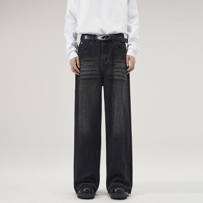 Men's American Loose Burrs Jeans