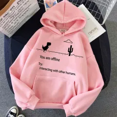 Women's Retro Dinosaur Fashion Casual Sweater - Style4-S - View 1