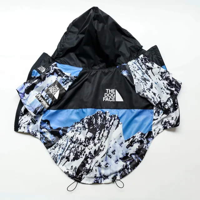 Windproof And Rainproof Dog Clothes Large Dog Raincoat Dog Pet Shell Jacket Snow Mountain - Shop at LoveMi