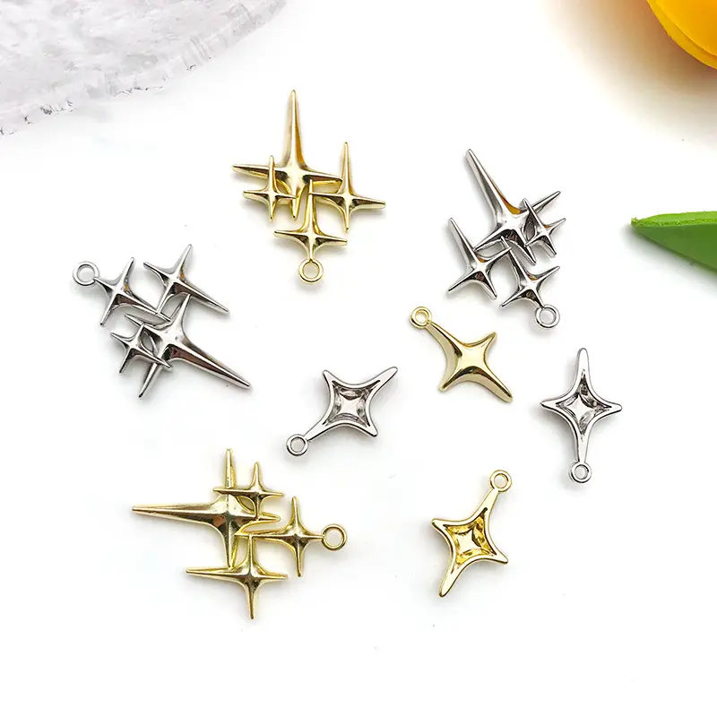 Cross-shaped XINGX Pendant Eight-pointed Stars DIY Handmade