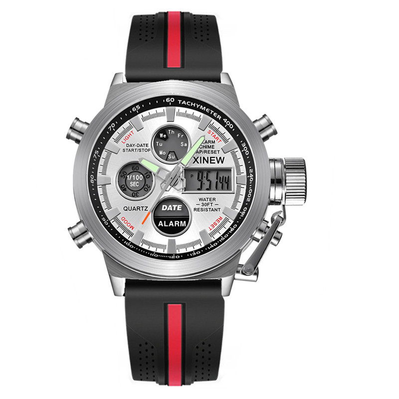 Men's Fashion Belt Multi-functional Watch