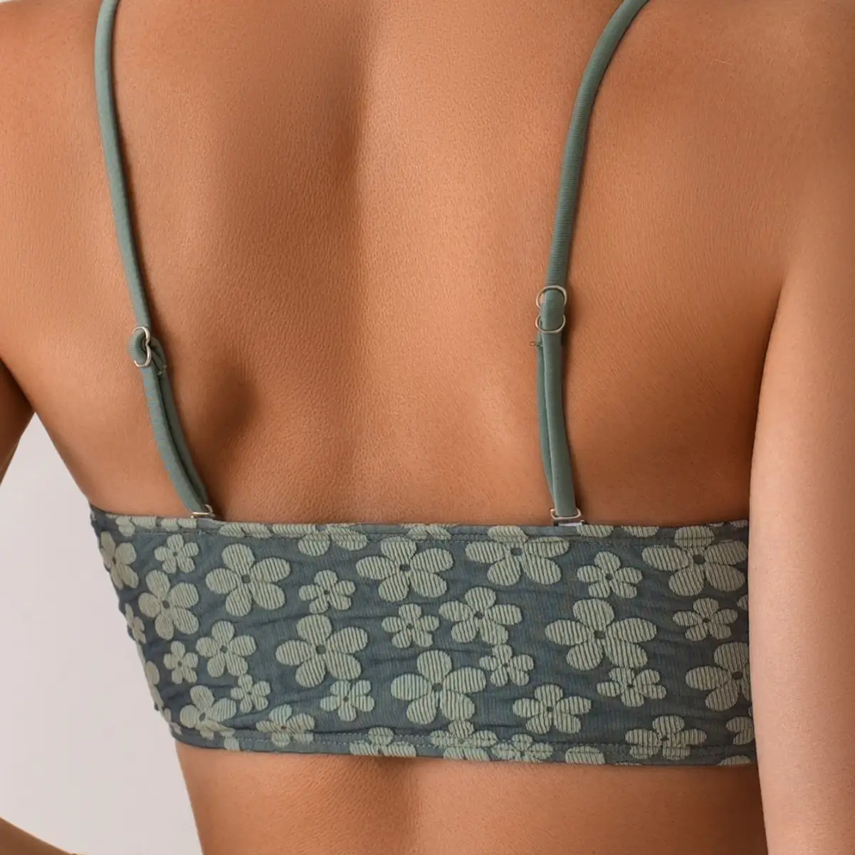 Sexy Printed Swimsuit For Small Bust Designed To Provide A Flattering