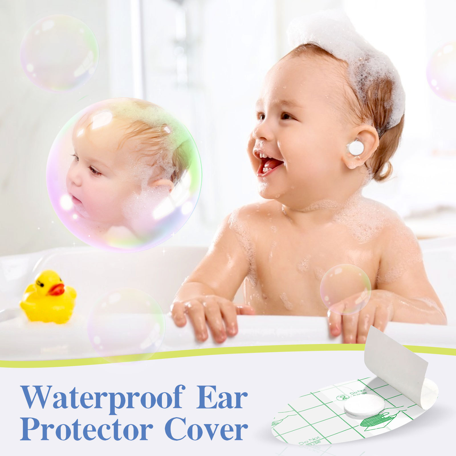 Waterproof Ear Plugs For Toddlers Bathing Hair Washing And Swimming