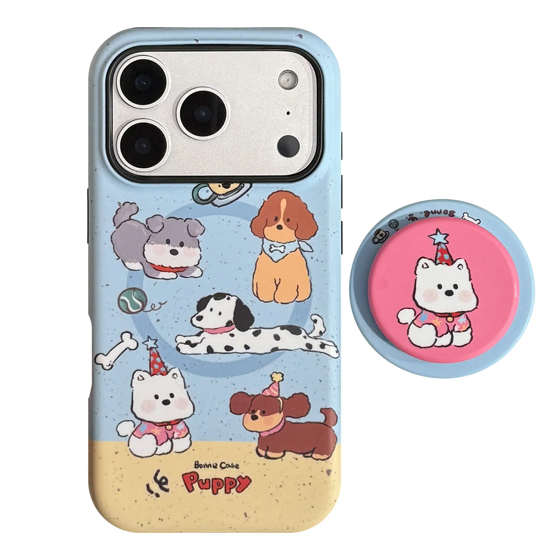 Cute Dog Magnetic Stand Phone Case