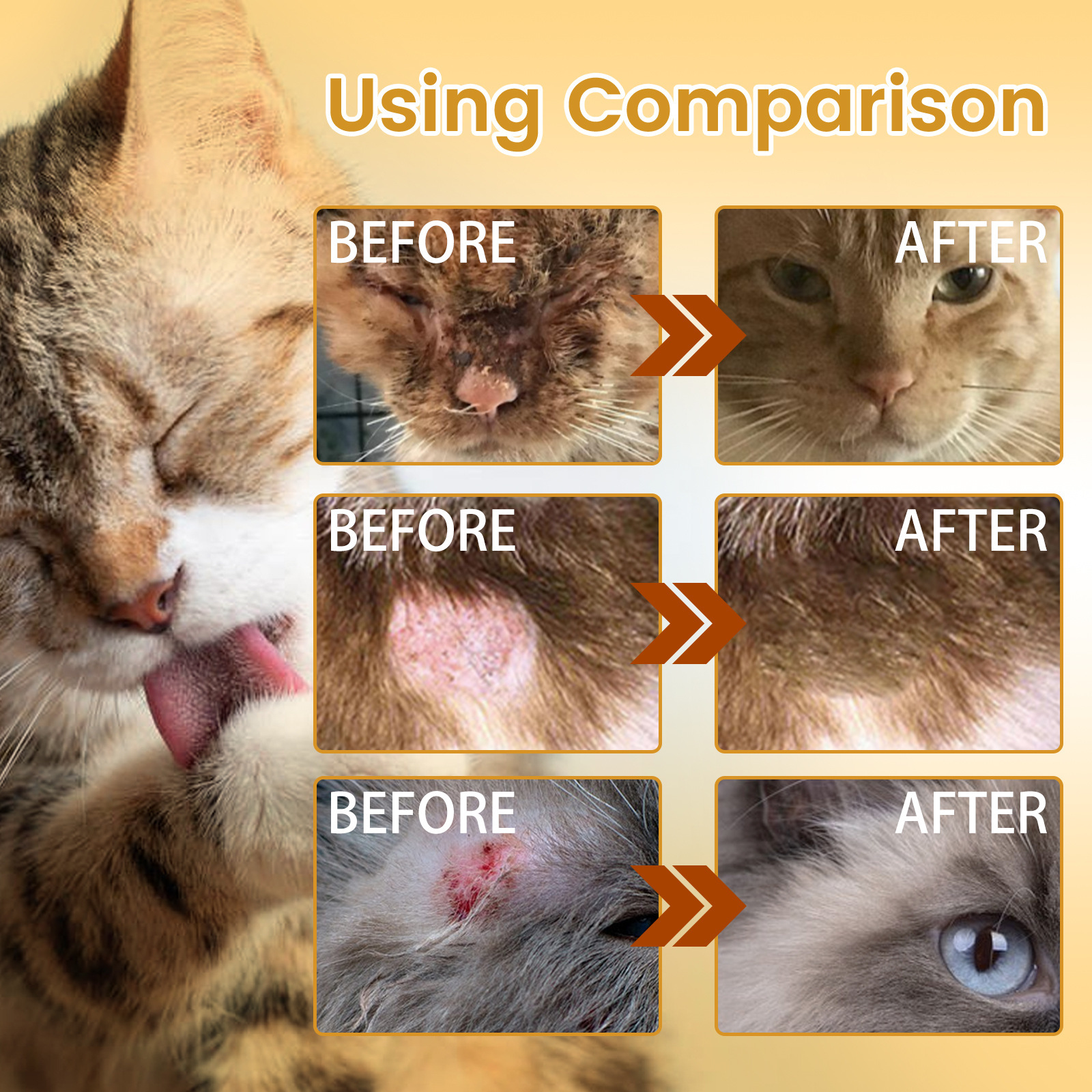 Pet Skin Fur And Wound Care Essence For Cleaning And Moisturizing