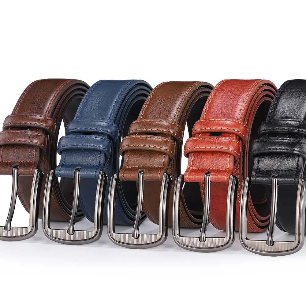 High-end Fashion Buckle Belt Jeans