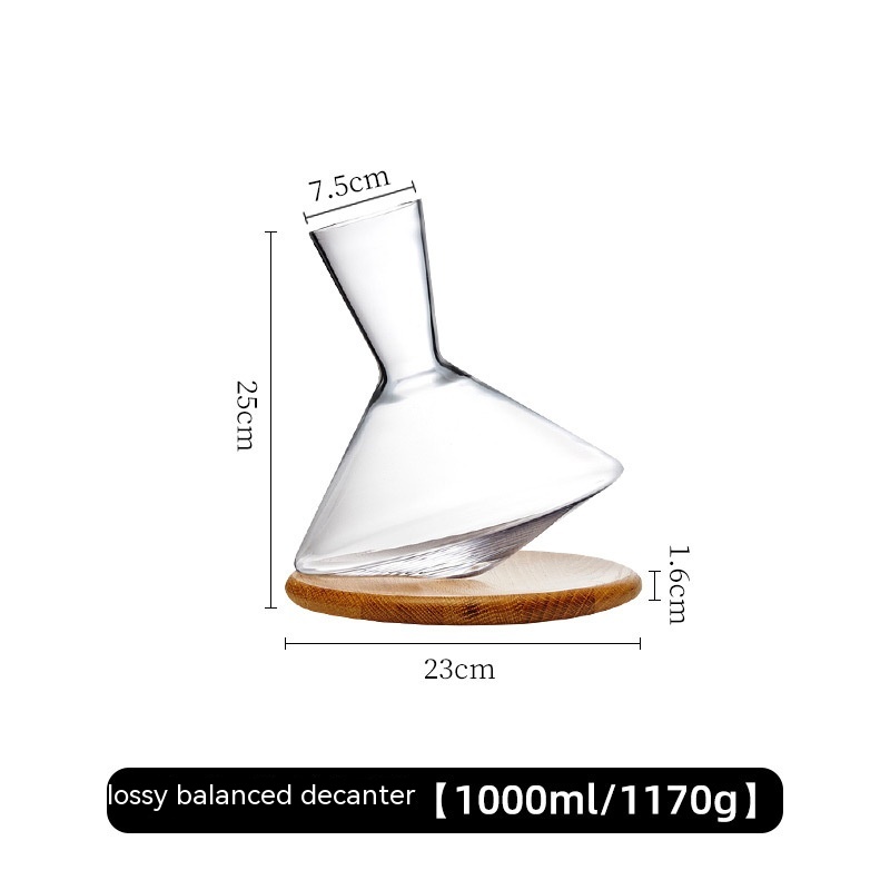 Glossy Balance Wine Decanter