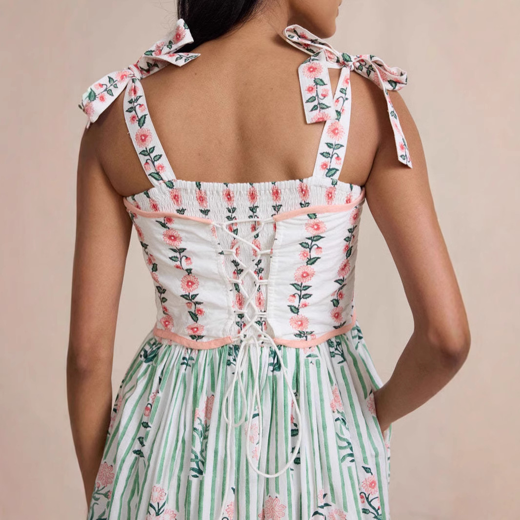 Personalized Stylish Print Oversized Swing Sling Dress