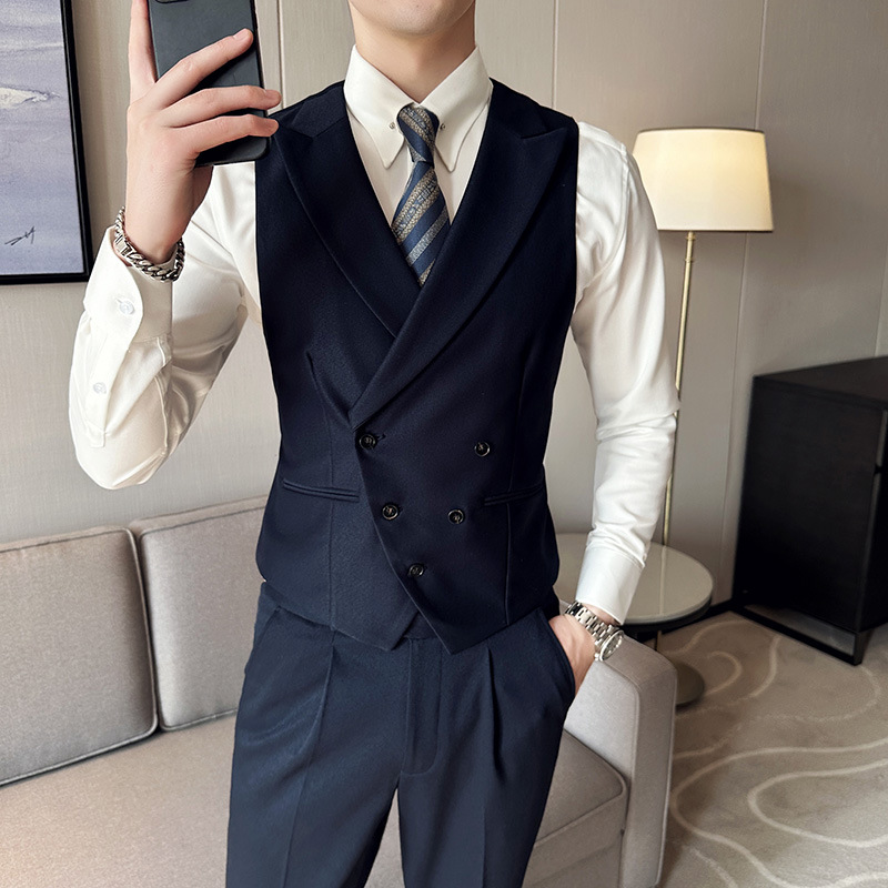 Men's Casual Vest British Style - Picture 9 of 10