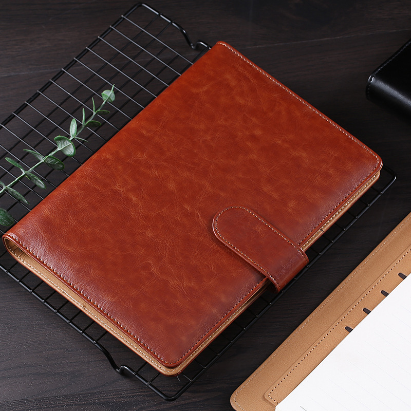 A5 Buckle Business Loose Spiral Notebook 3