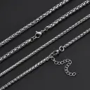Titanium Steel Necklace Chain Does Not Fade view 2