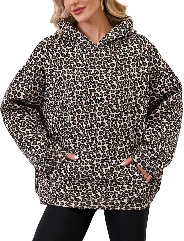 Women's Fashionable Printed Camouflage Maple Leaf Hoodie Top L2591158 Xl - Shop at LoveMi