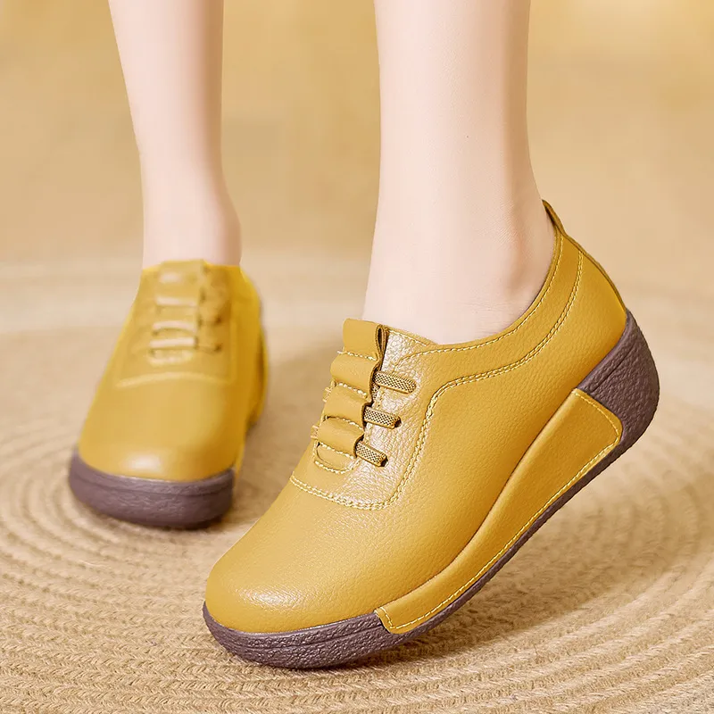Non Slip Outdoor Leisure Pumps - Yellow