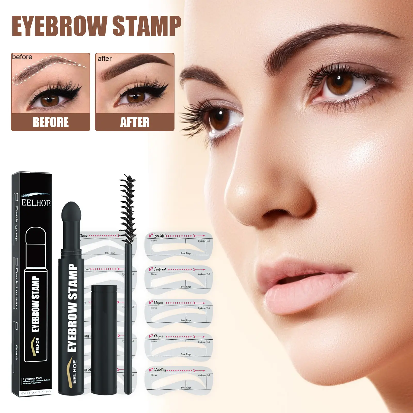 Eyebrow Printing Pen Quick Makeup Thrush Lazy