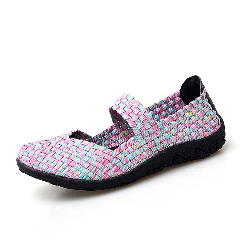 Lightweight Braided Shoes Women's Sports Mesh Surface Shoes
