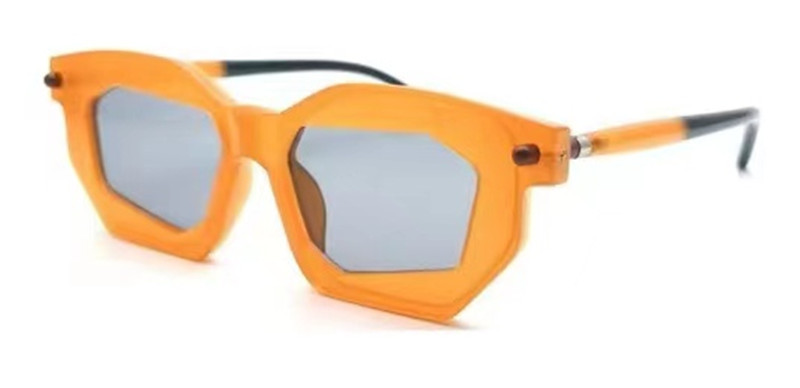 Orange Frame Light Gray