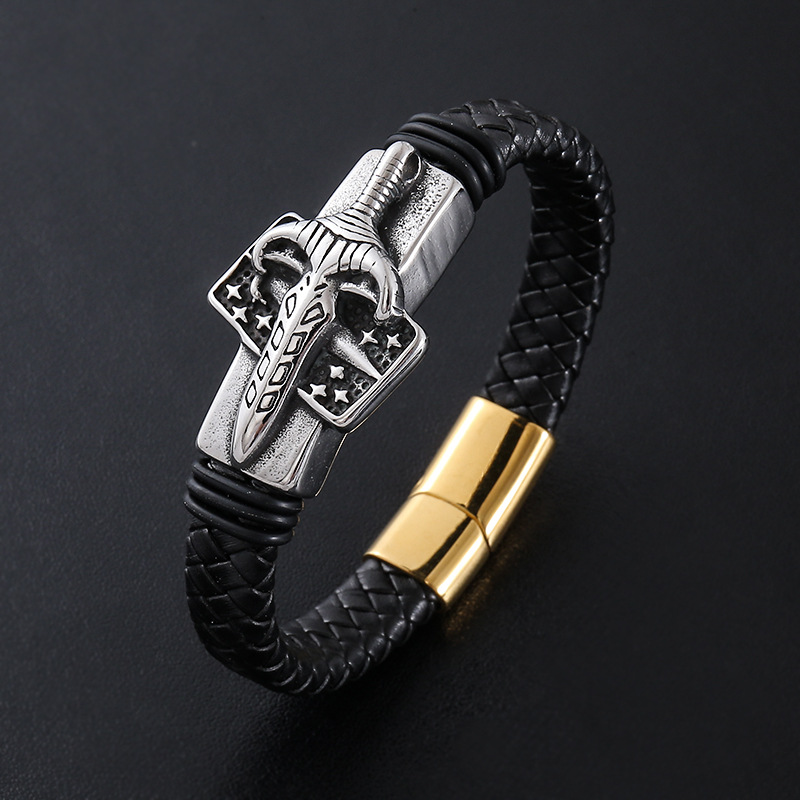 Stainless Steel Cord Bracelet