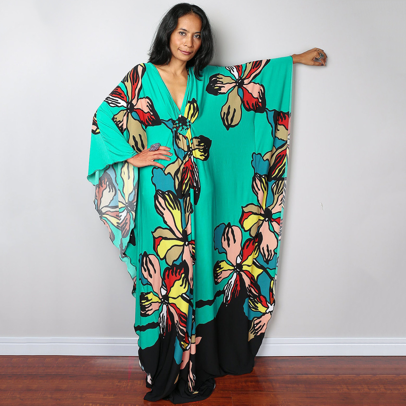 Beach Cover-up Robe Long Dress - Image 31