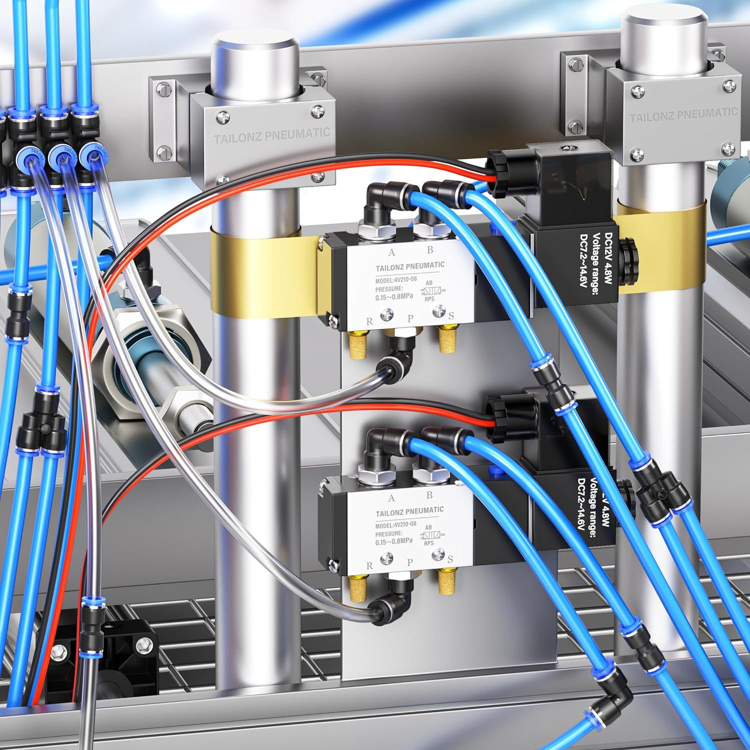 Title 1, 8mm Pneumatic Fast Connector Accessories