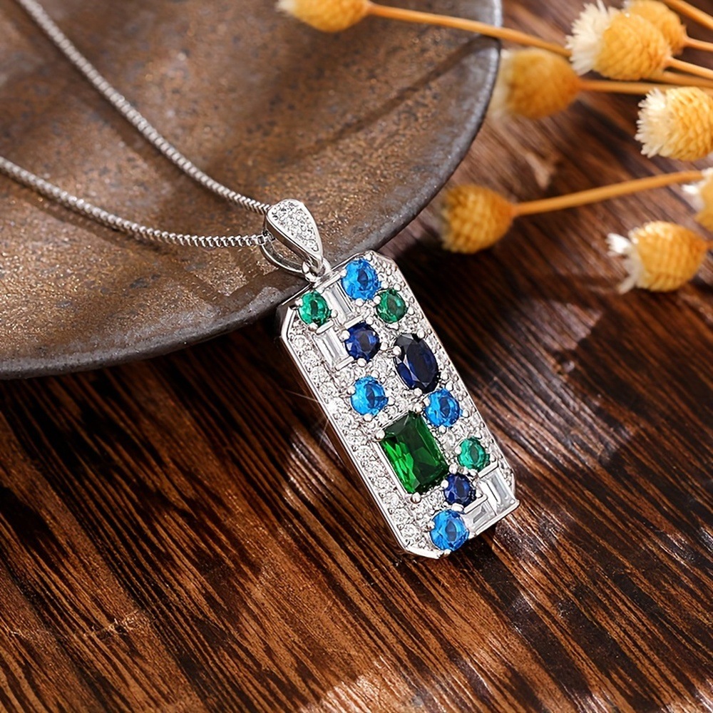 Geometric Royal Necklace Creative Pendant Luxurious Long Autumn And Winter
