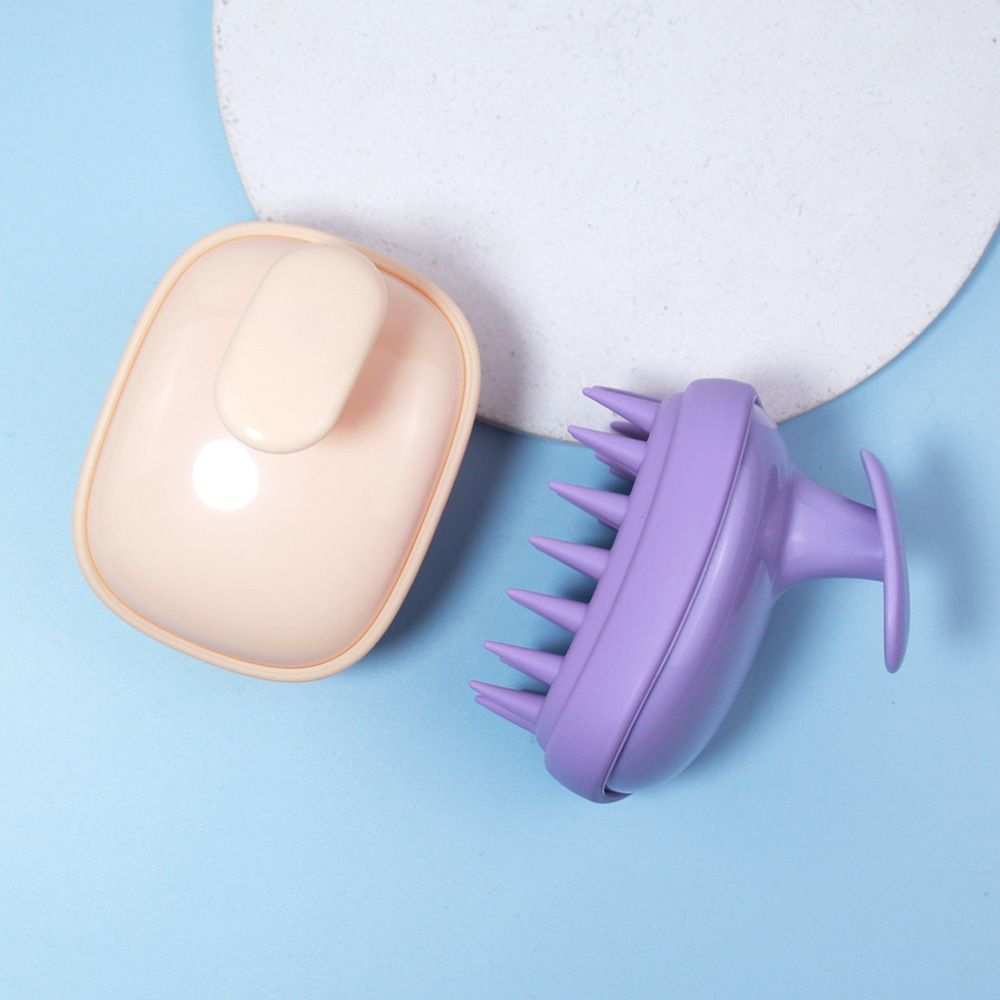 2-in-1 Silicone Soft-Bristle Scalp Massage Brush
