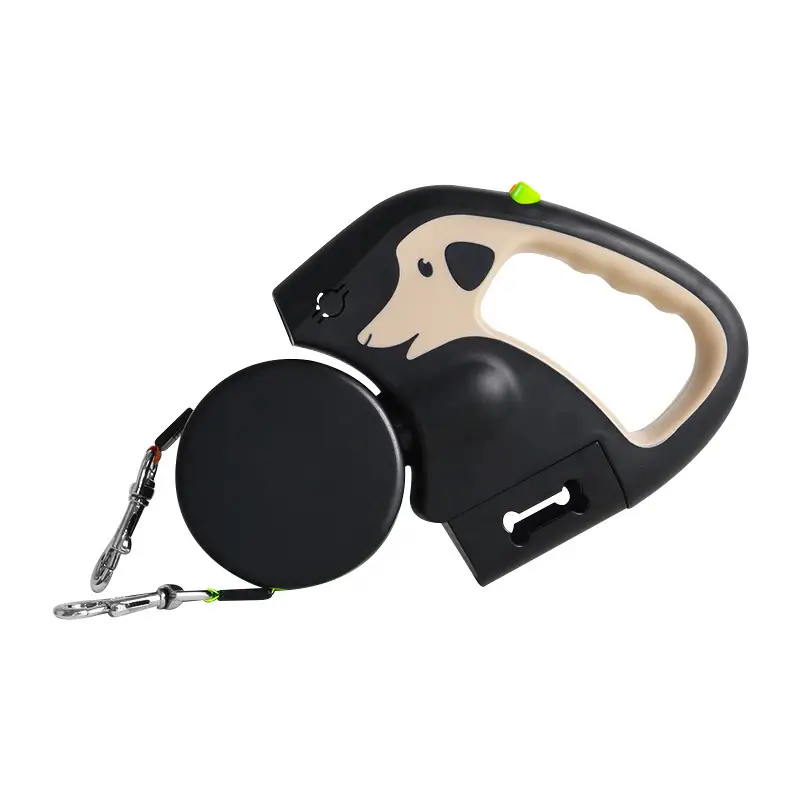 Double-ended Traction Rope One For Two Automatic Retractable Leash